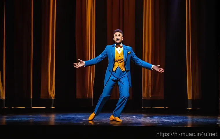 뮤지컬 배우와 댄스 스타일 학습법 - **Prompt 2: Dynamic Versatility in Contemporary Dance**
    "A gender-neutral musical theatre perfor...